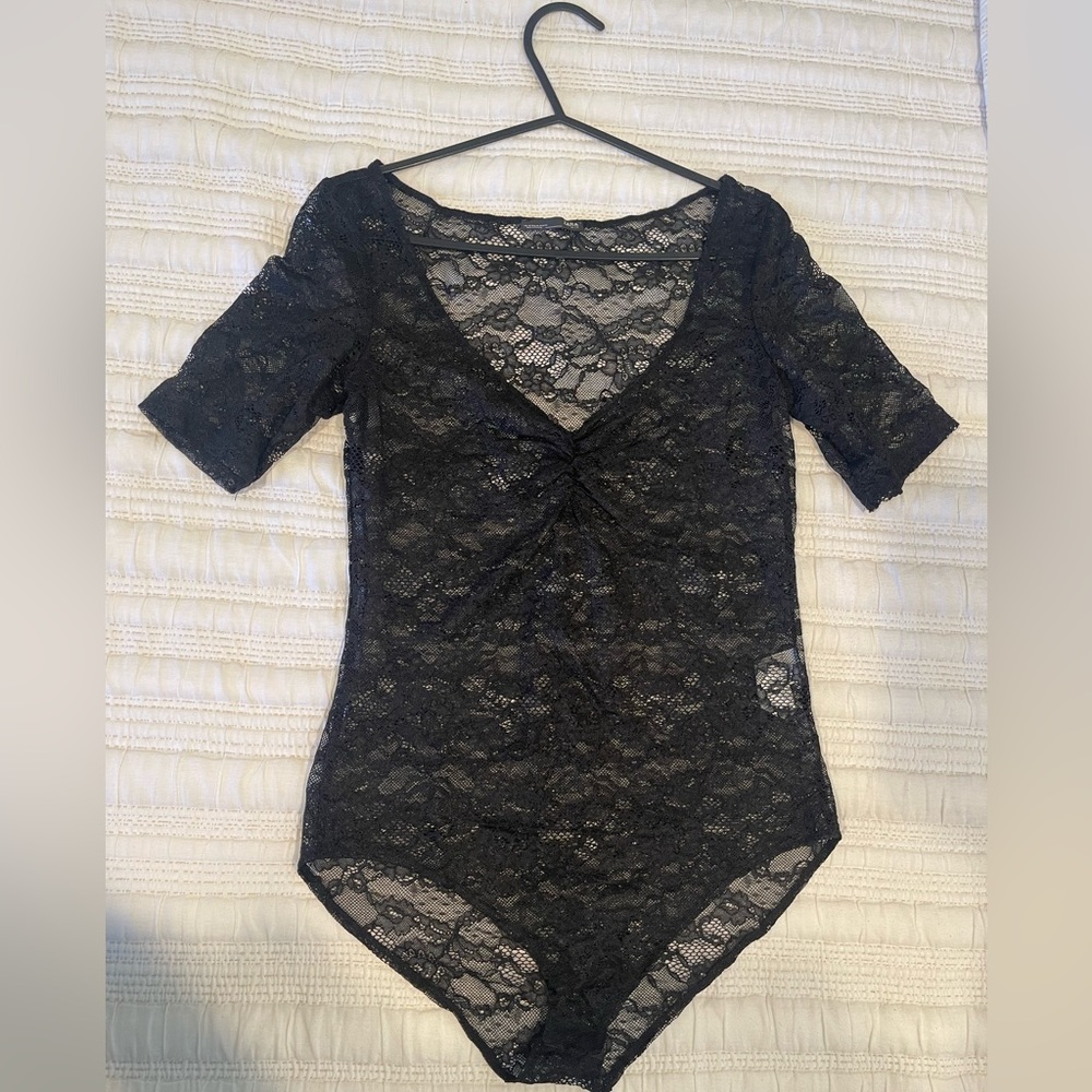 Black Lace Bodysuit
